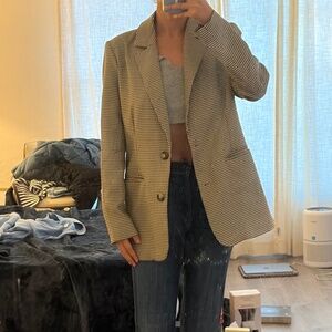 Steve Madden Houndstooth Blazer Size S